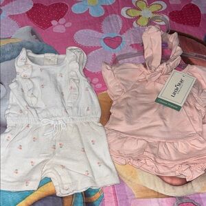 Little star organic outfits. You will get a romper and a 3 piece outfit